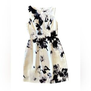 Lela Rose Ivory Silk Dress